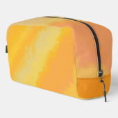 Zitrus Sonnige Orange Wasserfarbe Waschbeutel (Rechte Ecke)