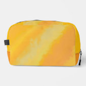 Zitrus Sonnige Orange Wasserfarbe Waschbeutel (Vorderseite)