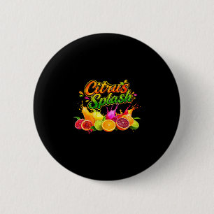 Zitrus-Splash-Sommerferien-Fruchtgrafik Button