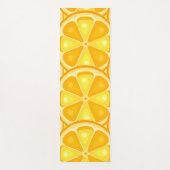 Zitrus TROPICAL SOMMER FRUIT Orange Zitronen Slice Yogamatte (Vorderseite)