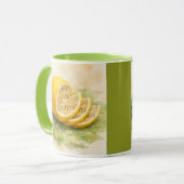 Zitrusabrieb Tasse (Vorderseite Links)