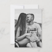 Zitrusblüte Foto Hochzeit speichern Sie das Datum Save The Date (Rückseite)