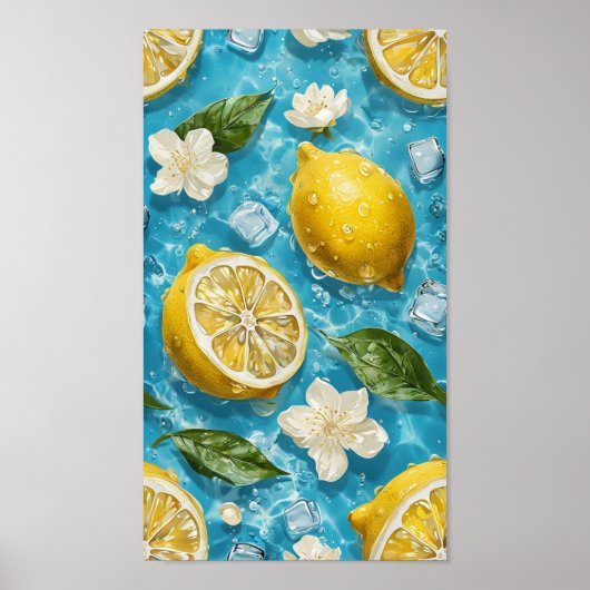 Zitrusblüten-Frische Poster (Vorne)