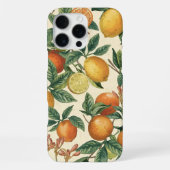 Zitrusblüten-Garten Nahtloses Muster  iPhone Hülle (Rückseite)