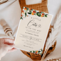 Zitrusbraun kleine Süsse Babydusche