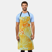 Zitruscocktail: glänzendes Wassermuster Schürze (Getragen)