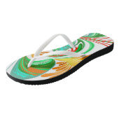 Zitrusexplosion Badesandalen (Schrägansicht)