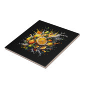 Zitrusexplosion Fliese (Seite)