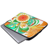 Zitrusexplosion Laptopschutzhülle (Vorne Knopf)