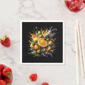 Zitrusexplosion Serviette (Beispiel)