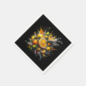 Zitrusexplosion Serviette (Ecke)