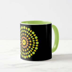 Zitrusfarben, Kalkgrün, Tasse