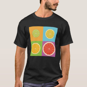 Zitrusfrucht aus Limonem Orangenfrucht T-Shirt