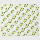 Zitrusfrucht Botanisch Geschenkpapier (Flach)