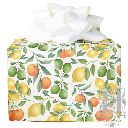 Zitrusfrucht-Einwickelpapier Geschenkpapier