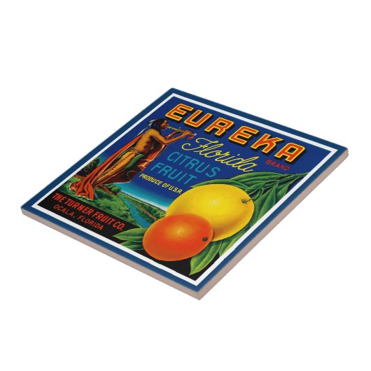 Zitrusfrucht Eurekas Florida Fliese (Seite)