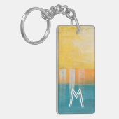 Zitrusfrucht-Felder des Monogramm-| I Schlüsselanhänger (Vorderseite links)