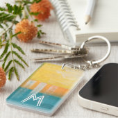 Zitrusfrucht-Felder des Monogramm-| I Schlüsselanhänger (Vorderseite rechts)