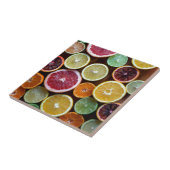 Zitrusfrucht Fliese (Seite)