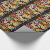 Zitrusfrucht Geschenkpapier (Ecke)
