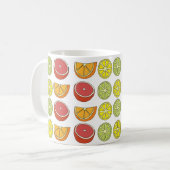 Zitrusfrucht kaffeetasse (Vorderseite Links)