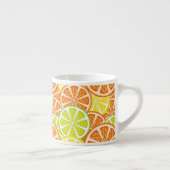 Zitrusfrucht-Muster 2 Espressotasse (Rechts)