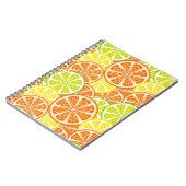 Zitrusfrucht-Muster 2 Notizblock (Linke Seite)
