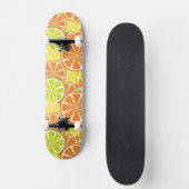 Zitrusfrucht-Muster 2 Skateboard (Vorderseite)