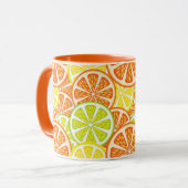 Zitrusfrucht-Muster 2 Tasse (Vorderseite Links)