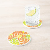 Zitrusfrucht-Muster 2 Untersetzer (Seite)