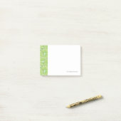 Zitrusfrucht-Muster Post-it Klebezettel (Auf Schreibtisch)