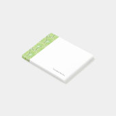 Zitrusfrucht-Muster Post-it Klebezettel (angewinkelt)