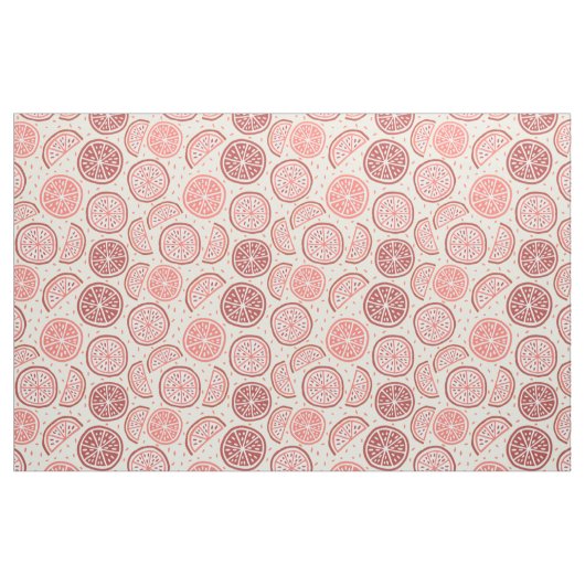Zitrusfrucht-Mustergewebe Stoff (Fat Quarter (45,7 x 55,9 cm))