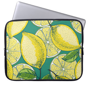 Zitrusfrucht Nahtlose Vintage-Illustration Laptopschutzhülle