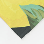 Zitrusfrucht: Nahtloses Musterdesign Fleecedecke (Ecke)