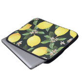 Zitrusfrucht: Nahtloses Musterdesign Laptopschutzhülle (Vorne Knopf)