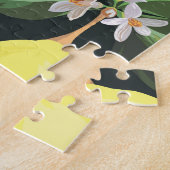 Zitrusfrucht: Nahtloses Musterdesign Puzzle (Seite)