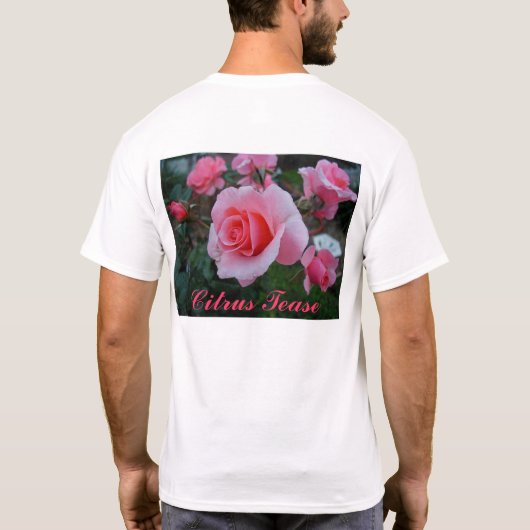 Zitrusfrucht necken T-Shirt (Rückseite)