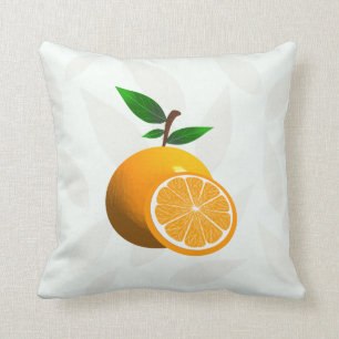 Zitrusfrucht-Orange Kissen