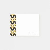 Zitrusfrucht-Scheiben im modernen Diamant-Muster Post-it Klebezettel (Vorderseite)