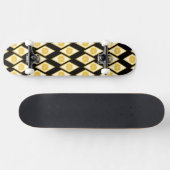 Zitrusfrucht-Scheiben im modernen Diamant-Muster Skateboard (Horizontal)
