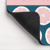 Zitrusfrucht-Scheiben mit personalisiertem Mousepad (Ecke)