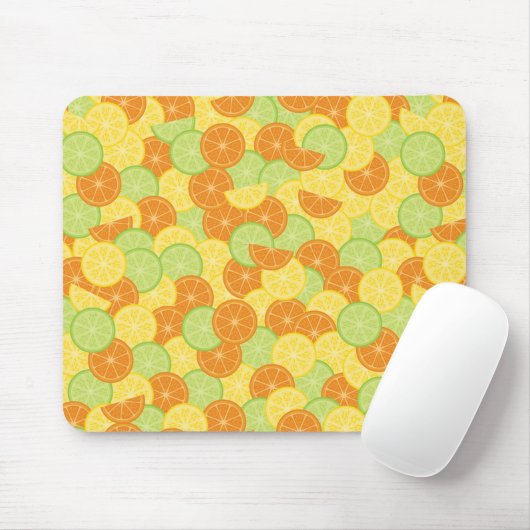 Zitrusfrucht-Scheiben Mousepad (Mit Mouse)