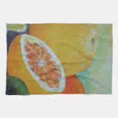 Zitrusfrucht-Spritzen-Geschirrtuch Handtuch (Horizontal)