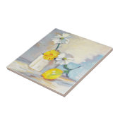 Zitrusfrucht und Leinen Fliese (Seite)