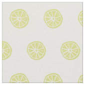 Zitrusfrucht/Zitrone Druckgewebe Stoff (Nahaufnahme)