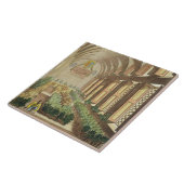 Zitrusfruchtbäume in einem Treibhaus, von Fliese (Seite)