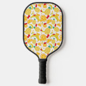 Zitrusfrüchte Ananas Orange Banana Cherry Pickleball Schläger (Rückseite)