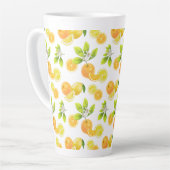 Zitrusfrüchte Art Orange und Zitronen Patten Milchtasse (Linke Ecke)