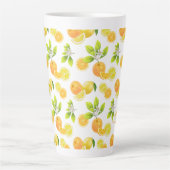 Zitrusfrüchte Art Orange und Zitronen Patten Milchtasse (Vorderseite)